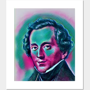 Felix Mendelssohn Abstract Portrait | Felix Mendelssohn Artwork 4 Posters and Art